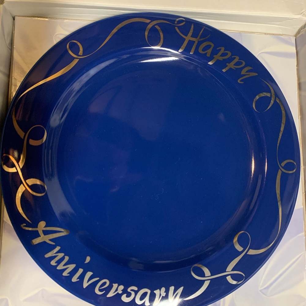 Waechtersbach  Happy Anniversary plate